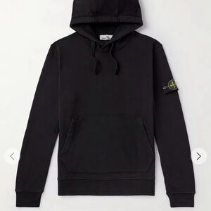 Stone Island Hooded Sweatshirt Black